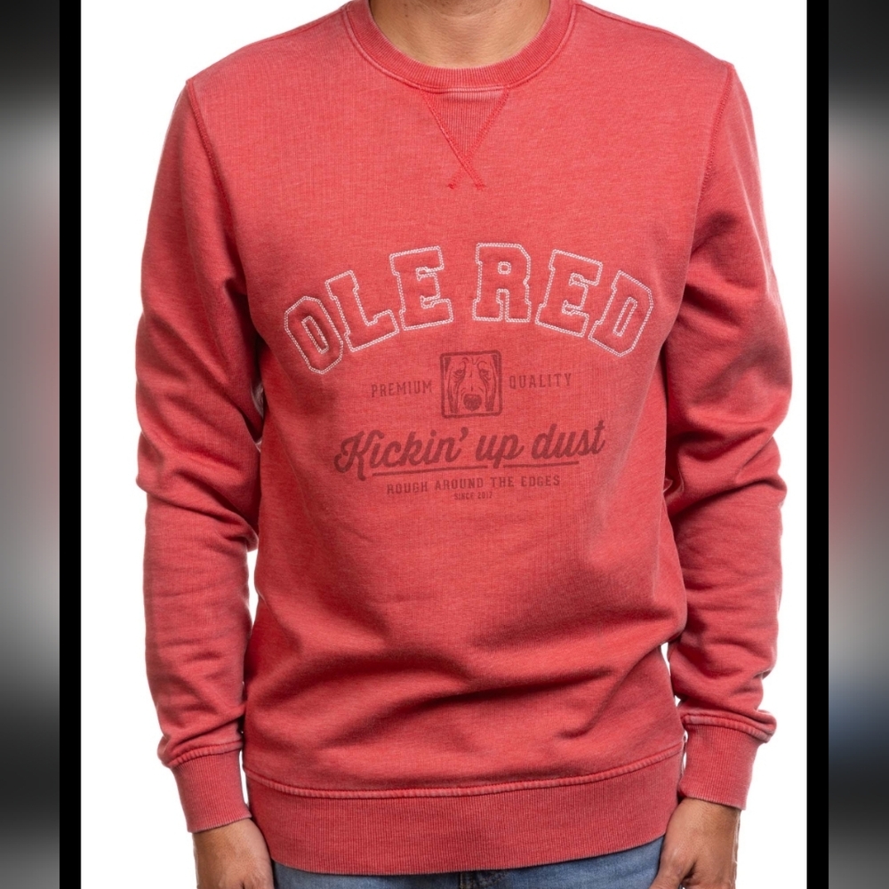 Ole Red Men's Casual Red Sweatshirt Size XL